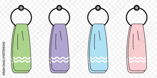 Towel Hanger vector icon