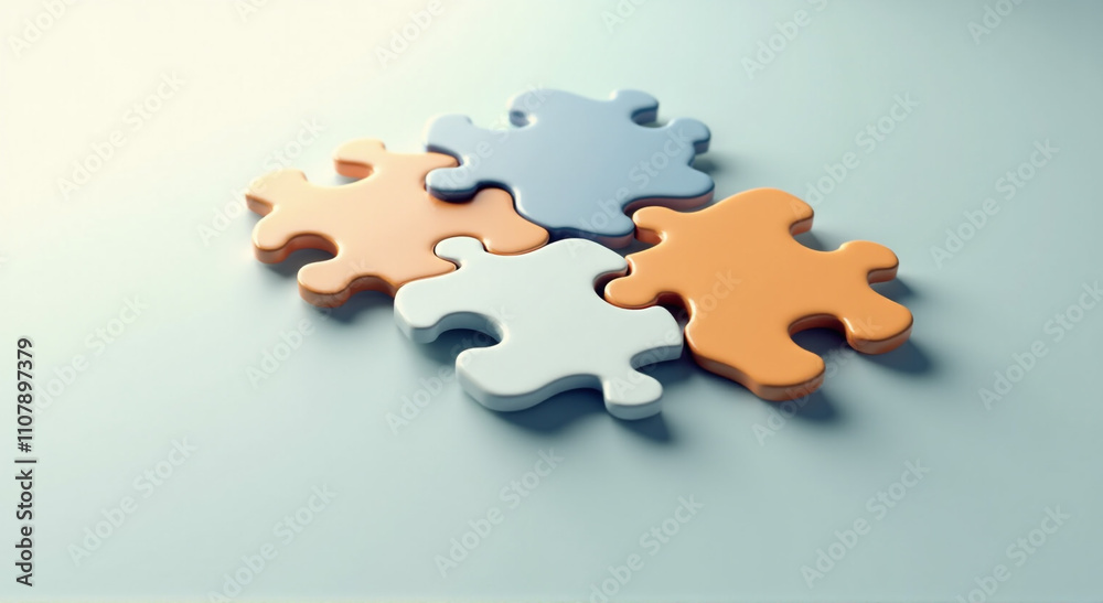 Fototapeta premium jigsaw puzzle pieces