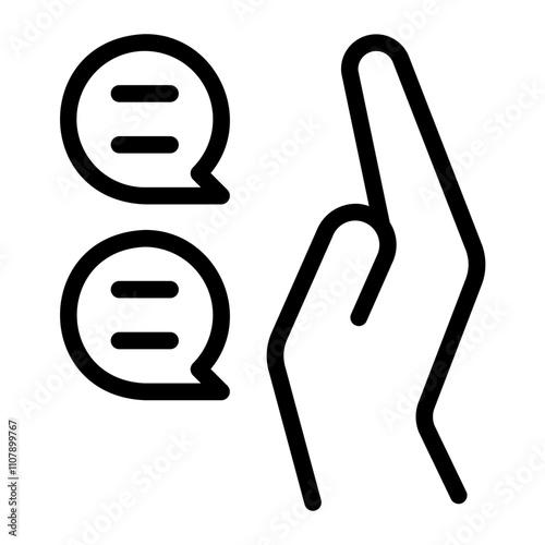 argument line icon