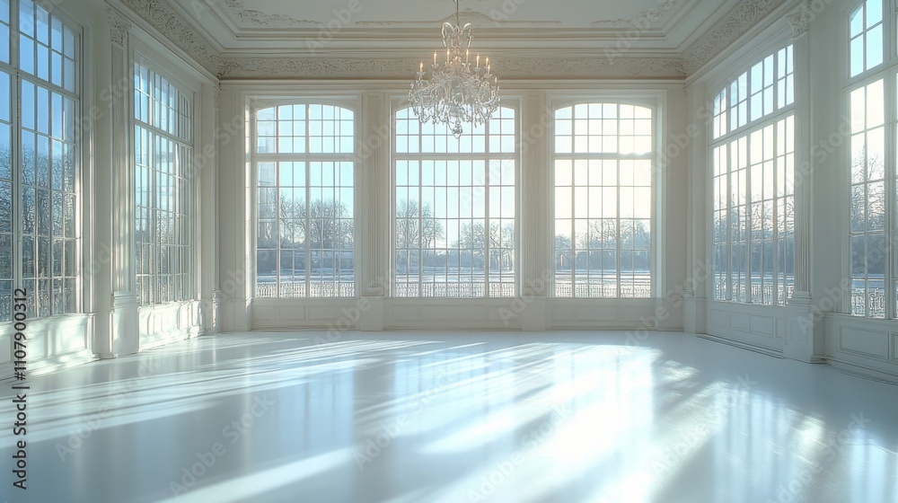Fototapeta premium Elegant Sunlit Conservatory