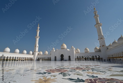Abu Dhabi, UAE,  Sheikh Zayed Grand Mosque in the Abu Dhabi, United Arab Emirates