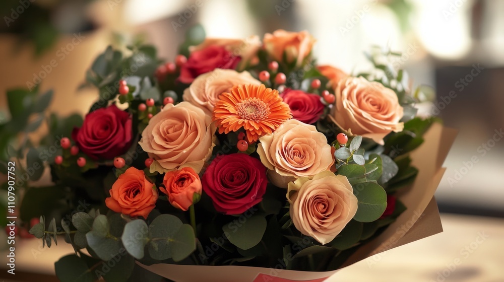 Obraz premium Luxurious Rose Bouquet