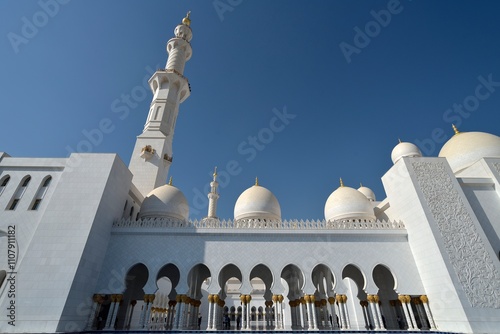 Abu Dhabi, UAE,  Sheikh Zayed Grand Mosque in the Abu Dhabi, United Arab Emirates