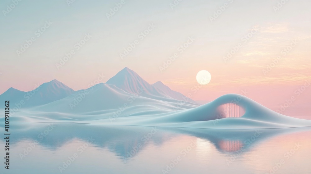 Fototapeta premium Surreal Abstract Landscape