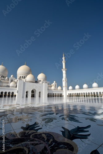 Abu Dhabi, UAE,  Sheikh Zayed Grand Mosque in the Abu Dhabi, United Arab Emirates