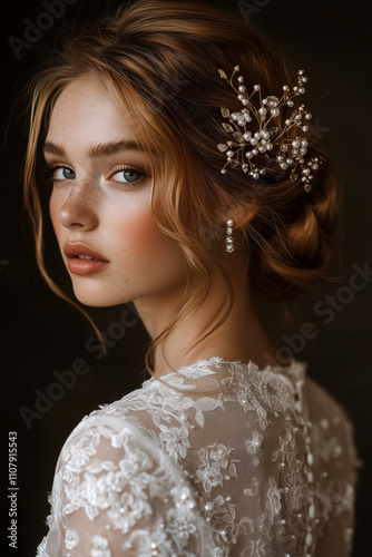 Portrait of young woman