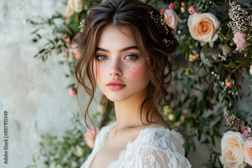 Portrait of young woman