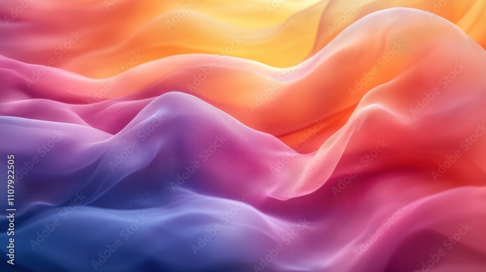Obraz premium smooth gradient background blurred colored abstract background