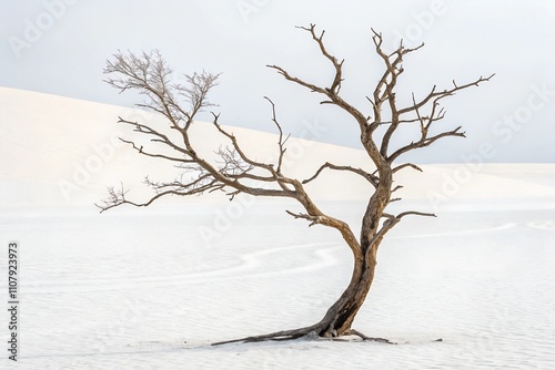 tree in snow