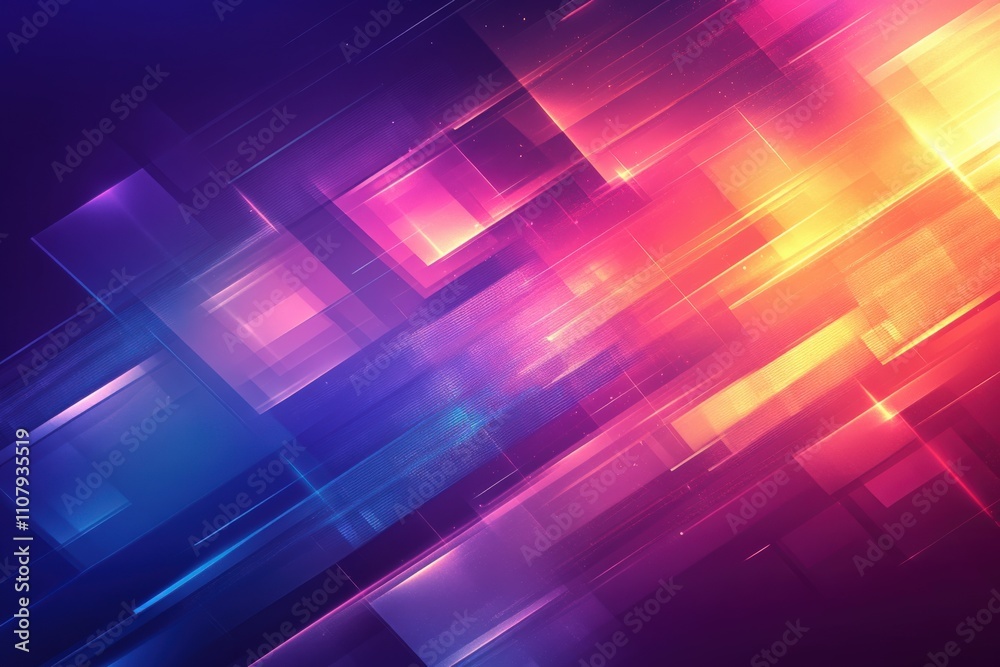 Vibrant Geometric Background Design