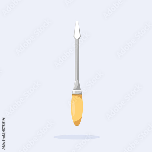 Traditional wood diamond chisel, craft carving tool suitable for posters and web icons
