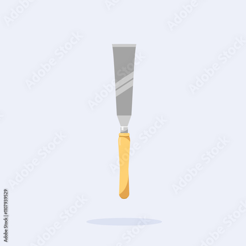 traditional wood slick chisel, craft carving tool suitable for posters and web icons