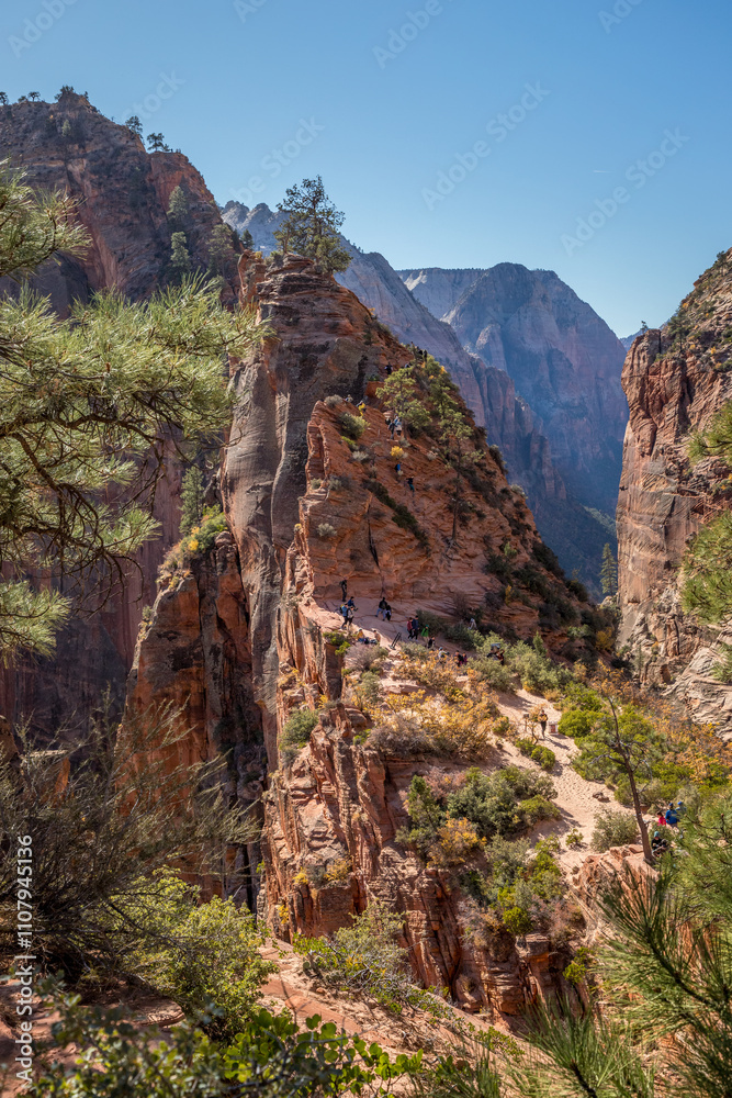 Angel's Landing in Zion National Park, Utah