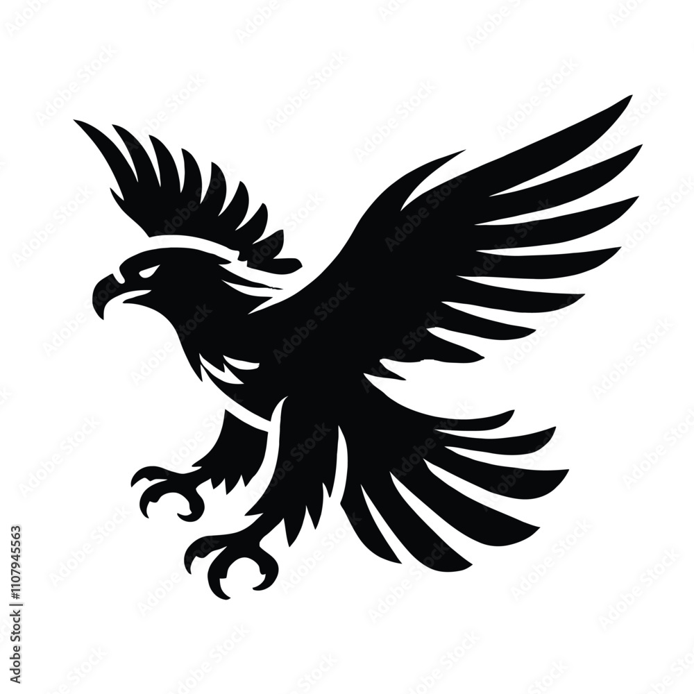 Fototapeta premium Eagle Silhouette