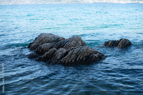 rocks in the sea