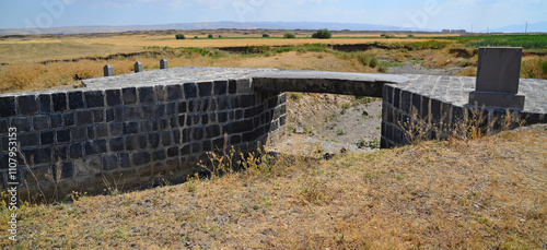 The Kiz Bridge in Malazgirt, Turkey, was built during the Urartian period. photo