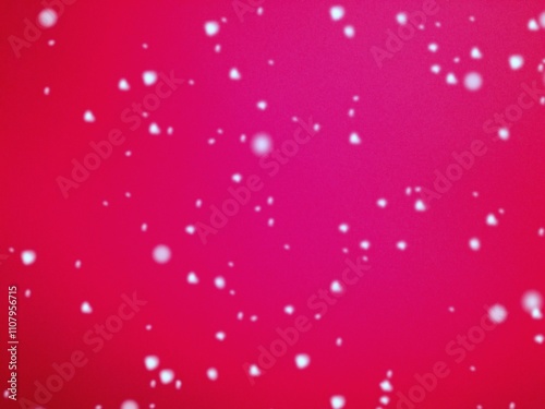hdr,, Abstract colorful bokeh and blur background texture.illustration snowflake or snowfall with red background 