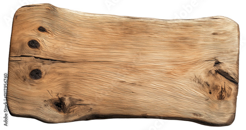 PNG Rustic wooden cutting board with wood grain