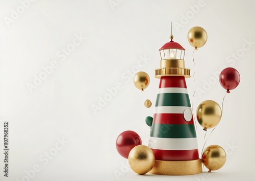 The lighthouse christmas decoration
