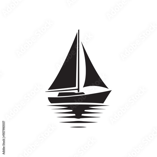 sailboat vector 