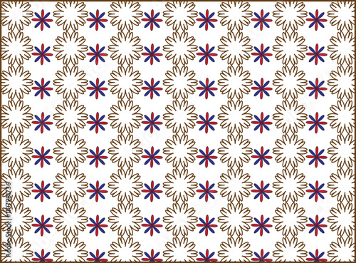 Print pattern, seamless, wallpaper, texture, vector, 