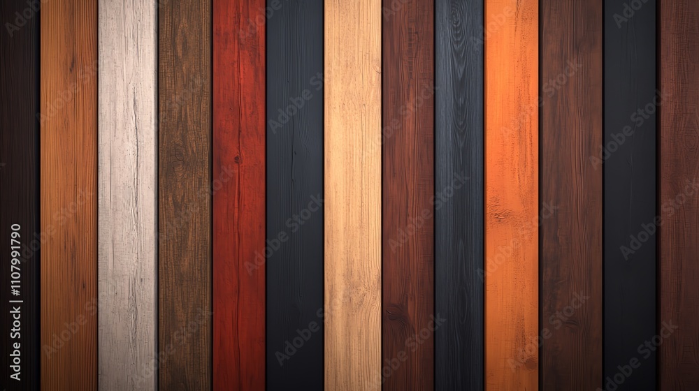 Obraz premium Warm brown wood floor background texture