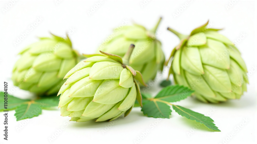 Fototapeta premium hop isolated on white background