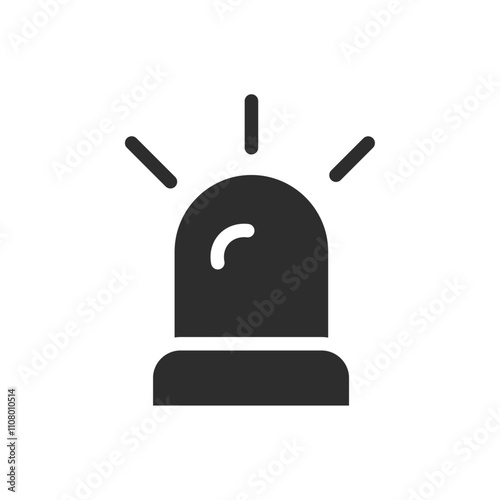 Buzzer icon web design in vector