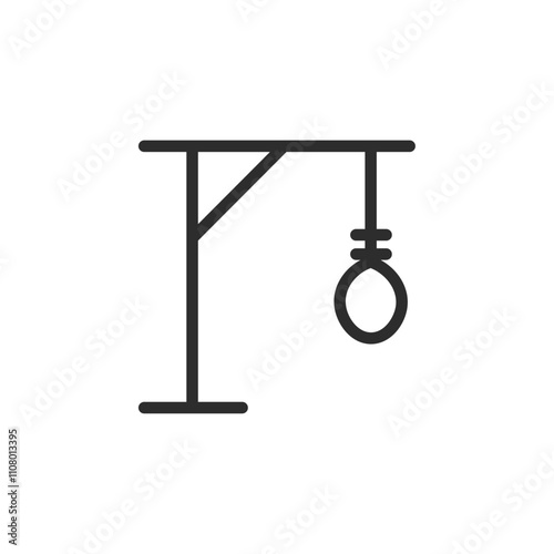 gallows icon web design in vector
