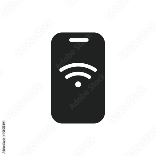 Mobile Internet icon web design in vector