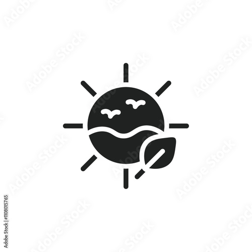 Natural resources icon web design in vector