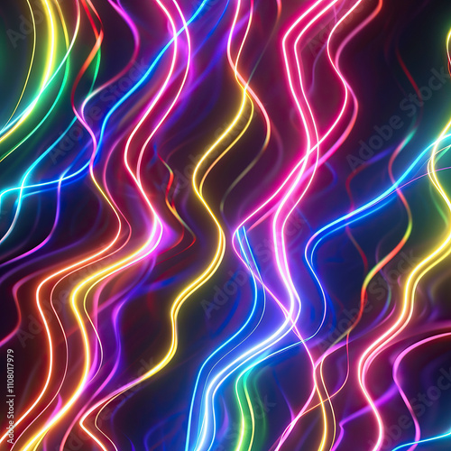 Sharp, illuminated saber lines intersecting in a vibrant, abstract grid