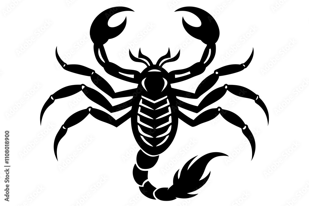 Fototapeta premium scorpion isolated on white background