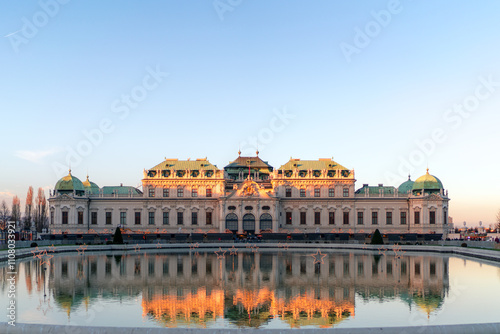 Belvedere Palace, Vienna, christmas market