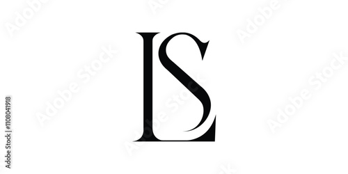 logo LS icon vector