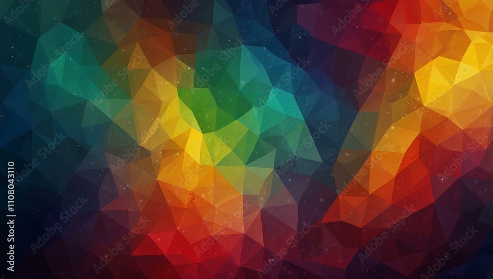 Obraz premium Multicolored geometric polygonal abstract background.