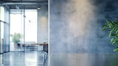 a zoom background of a grey wall in an office