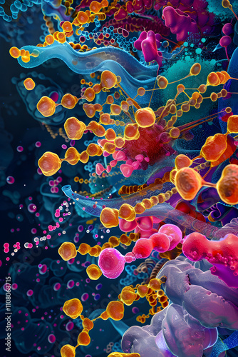 Visual Representation of Transforming Growth Factor (TGF) Beta Molecular Mechanism photo