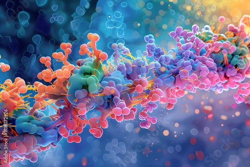 Visual Representation of Transforming Growth Factor (TGF) Beta Molecular Mechanism photo