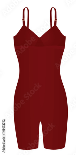 Women bodysuit butt lifter. vector photo