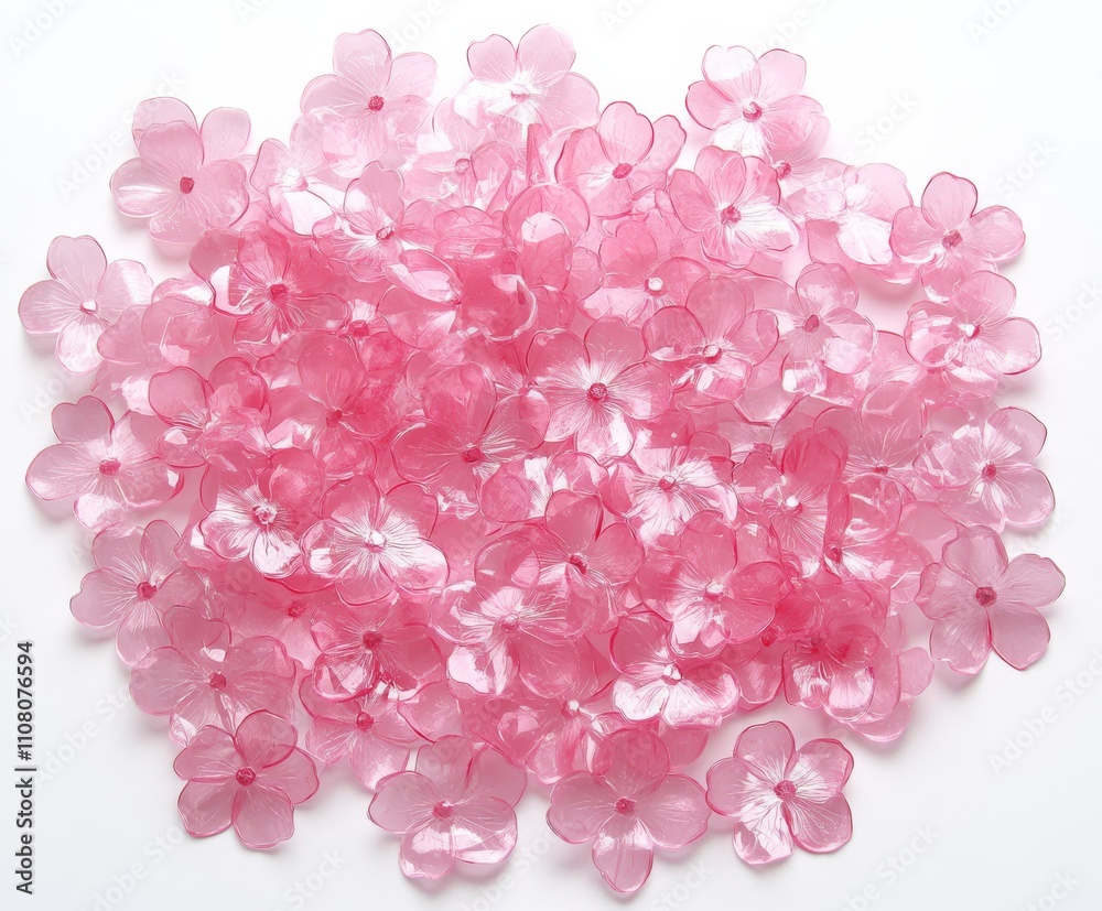 Obraz premium Confettis isolated on white