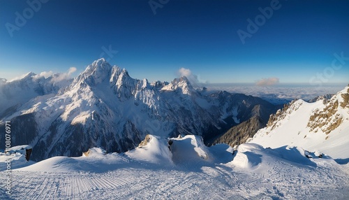 Winterwunderland Schneeberg: Majestätische Landschaft photo