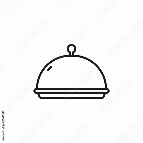 food plate icon sign vector