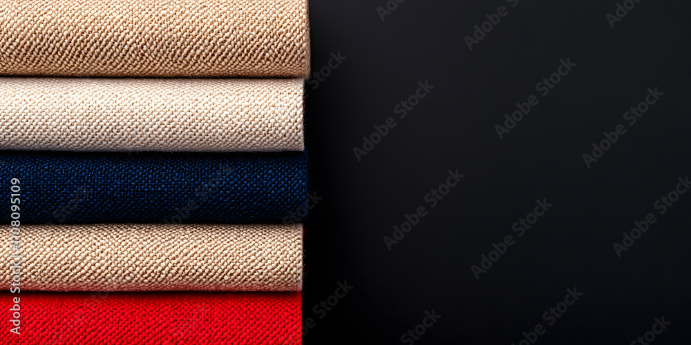 Fototapeta premium Advertising Photography of Textile Material - High-Quality Image Showcasing the Texture, Pattern, and Detail of the Fabric