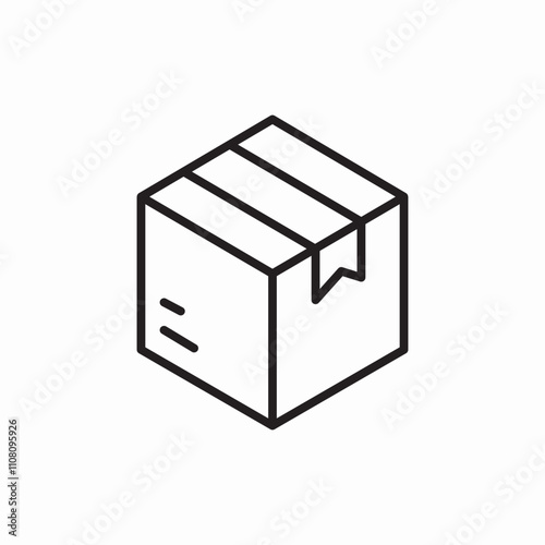 delivery package icon sign vector