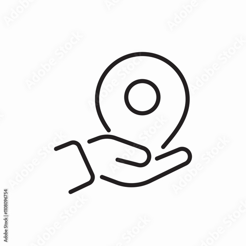 location care icon sign vector