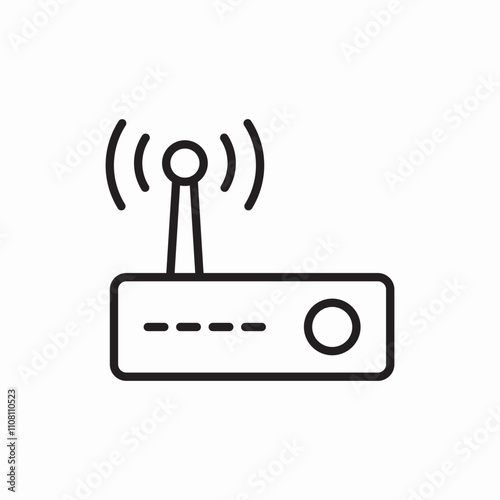 wifi router icon sign vector