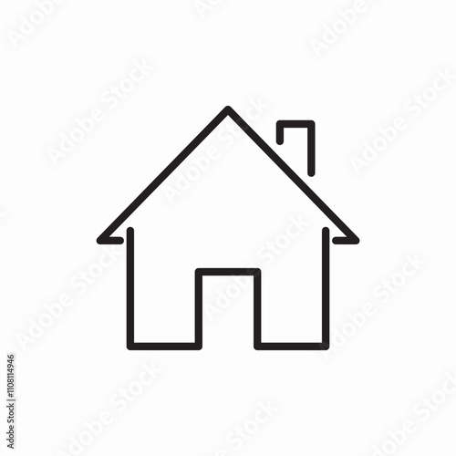 real estate icon sign vector