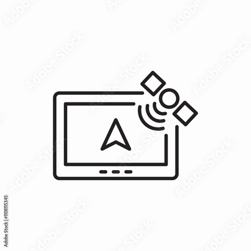 tv network icon sign vector