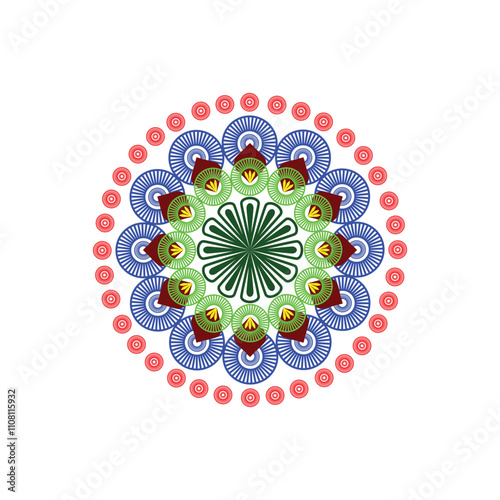 Creative beautiful mandala art and design.